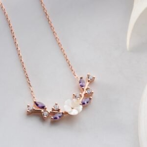 Magnolia Flower Necklace