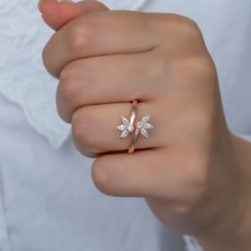 Twin Blossom Ring