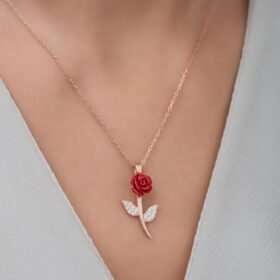 Single Rose Necklace