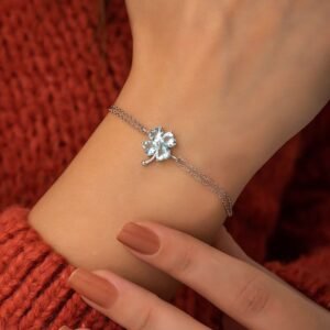 Icy Clover Bracelet